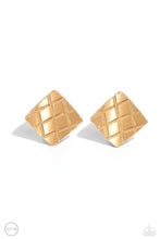 Load image into Gallery viewer, PLAID and Simple Earring - Gold
