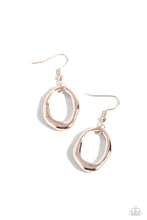 Load image into Gallery viewer, Asymmetrically Artisan Earring - Rose Gold
