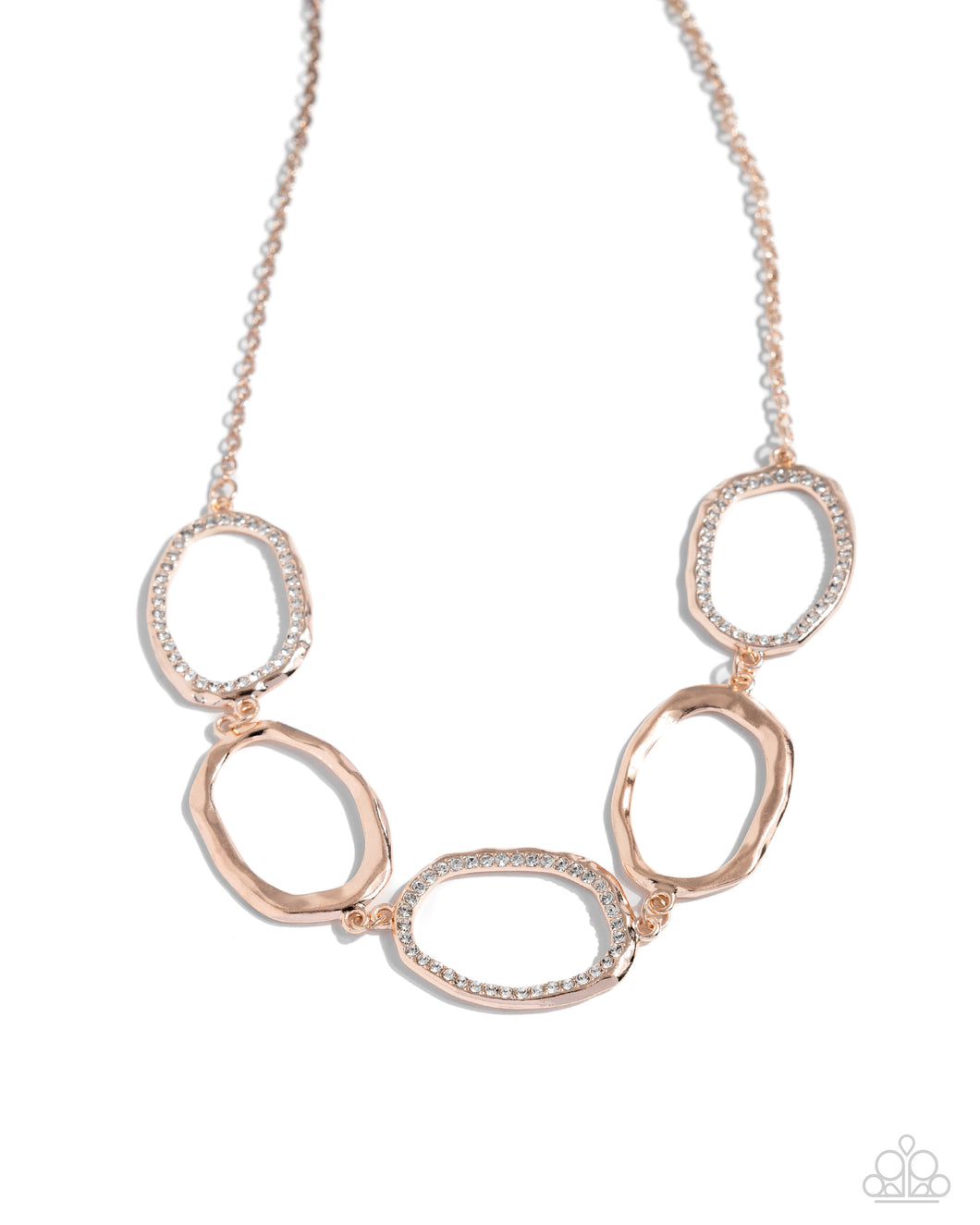 Gritty Go-Getter Necklace Set - Rose Gold