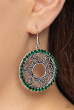 Load image into Gallery viewer, Whirly Whirlpool Earring - Green
