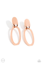 Load image into Gallery viewer, Pull OVAL! Earring - Copper
