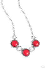 Load image into Gallery viewer, Saharan Scope Necklace Set - Red
