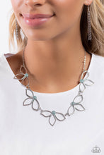 Load image into Gallery viewer, Petal Pageantry Necklace Set - Blue
