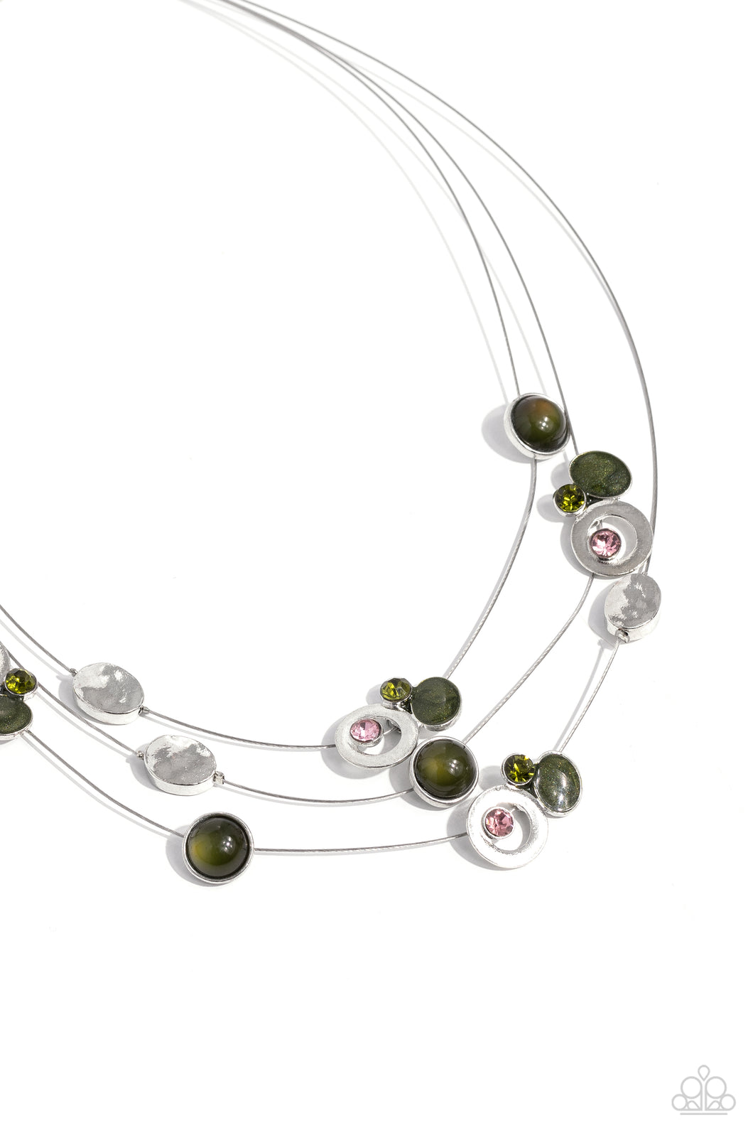 Affectionate Array Necklace Set - Green