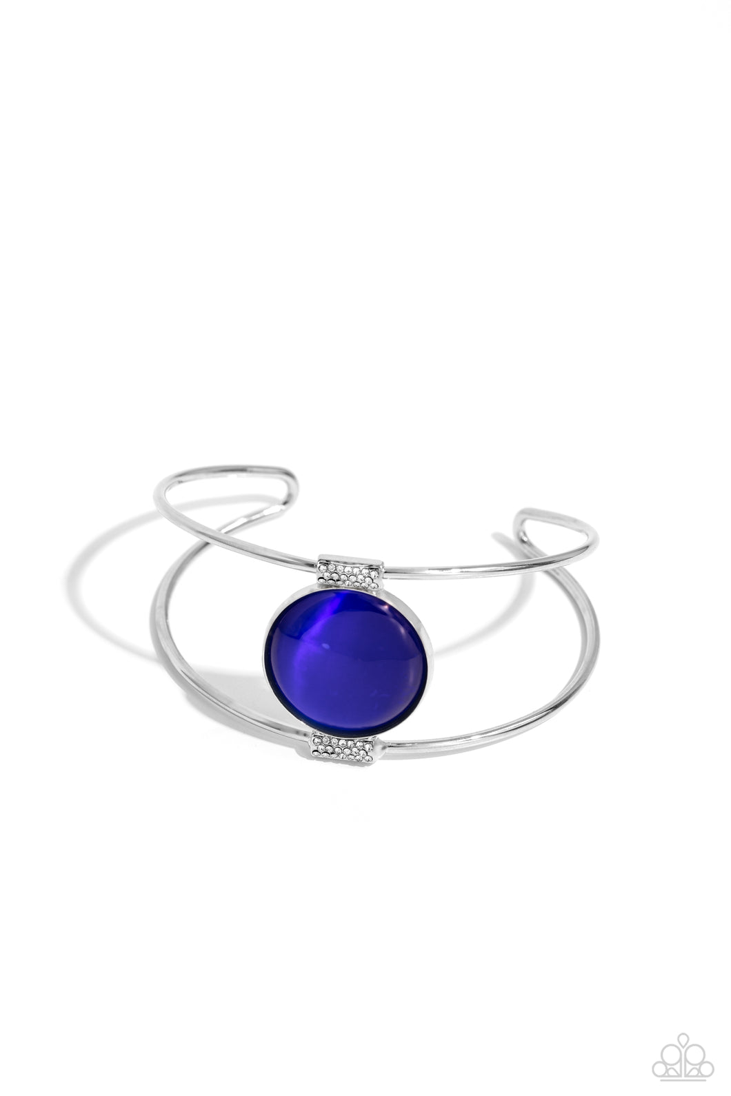 Candescent Cats Eye Bracelet - Blue