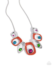 Load image into Gallery viewer, Poetically Painted Necklace Set - Orange
