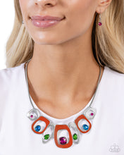 Load image into Gallery viewer, Poetically Painted Necklace Set - Orange
