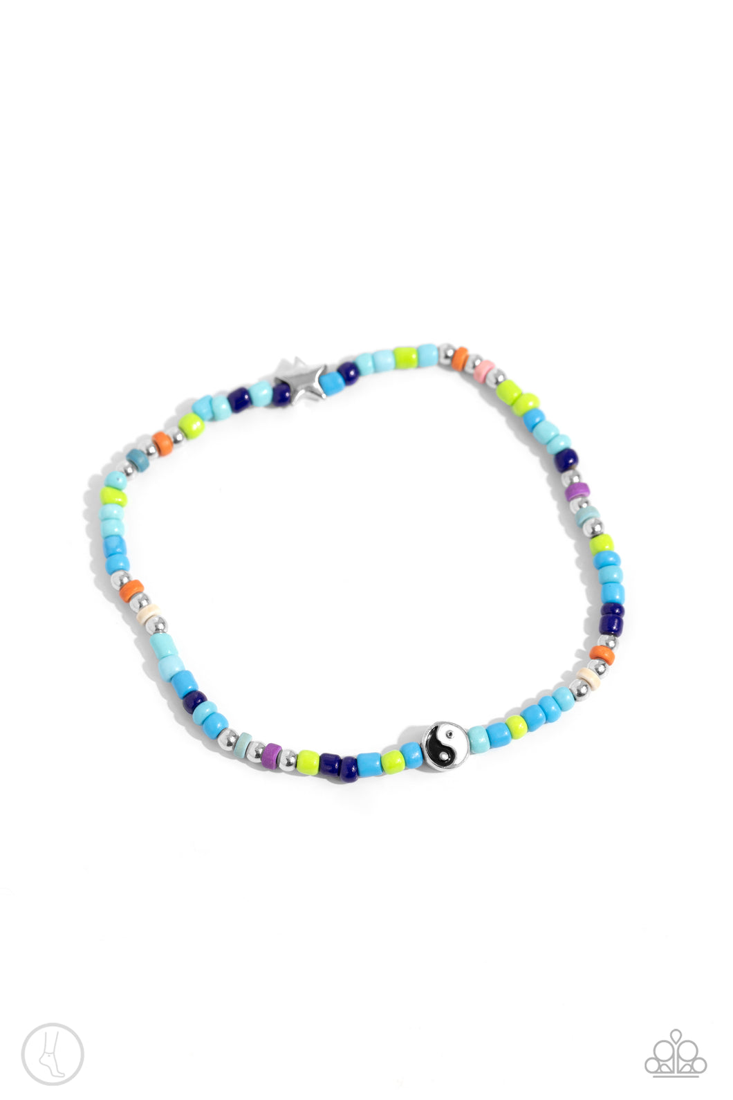 Seize the Shapes Anklet - Blue