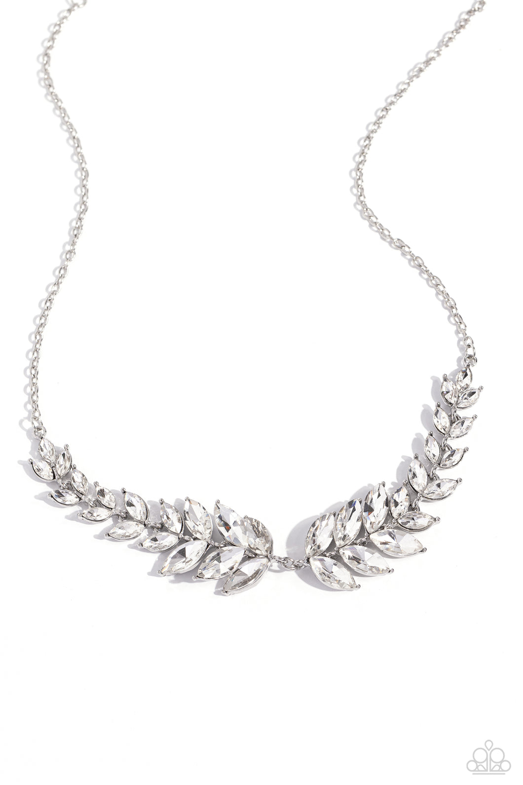 Luxury Laurels Necklace Set - White