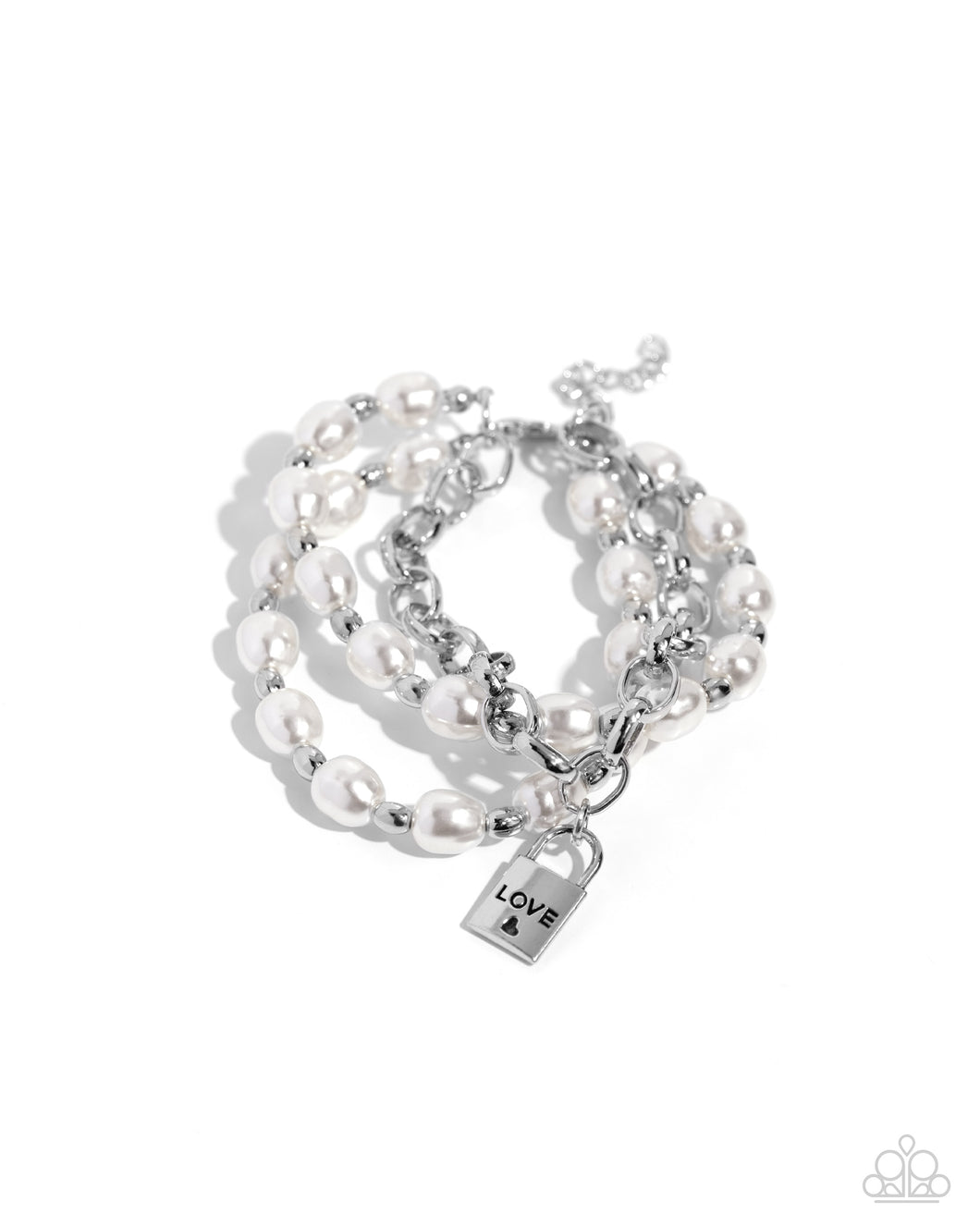 LOVE-Locked Legacy Bracelet - White