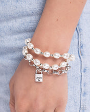 Load image into Gallery viewer, LOVE-Locked Legacy Bracelet - White
