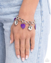 Load image into Gallery viewer, Whole Lotta Love Bracelet - Purple
