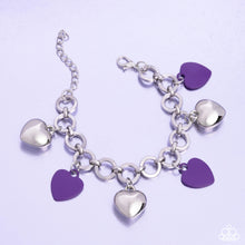 Load image into Gallery viewer, Whole Lotta Love Bracelet - Purple
