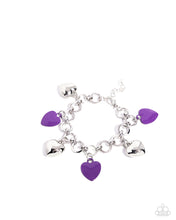 Load image into Gallery viewer, Whole Lotta Love Bracelet - Purple
