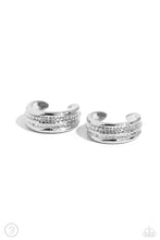 Load image into Gallery viewer, Serrated Season Earring Cuff - Silver
