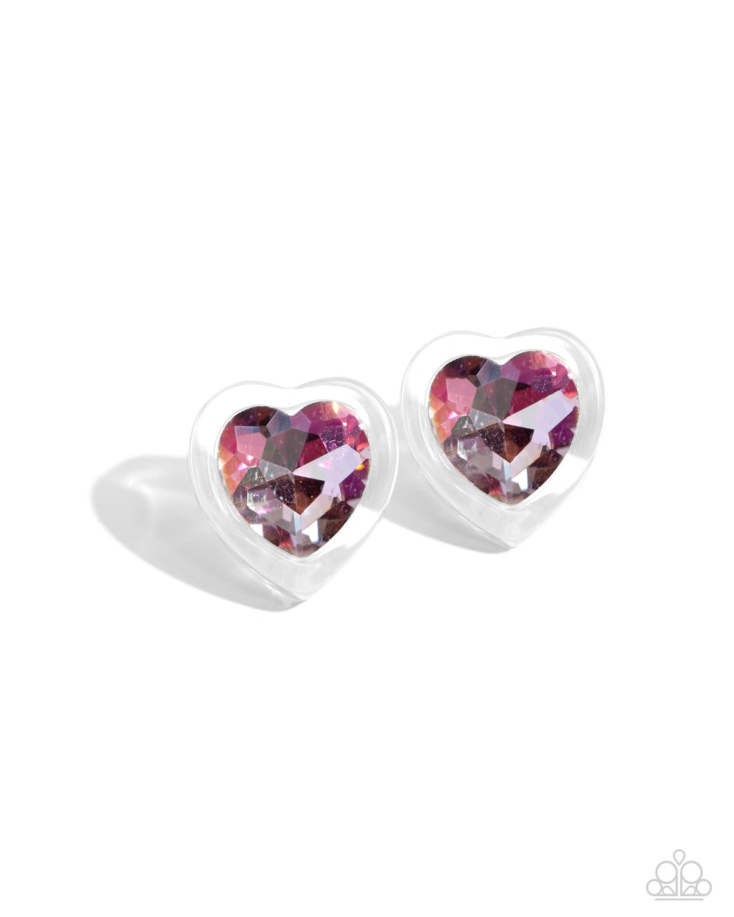 Heart-Pounding Haute Earring - Pink