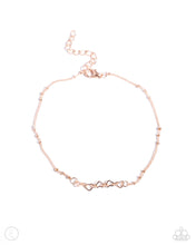 Load image into Gallery viewer, Satellite Shimmer Anklet - Rose Gold
