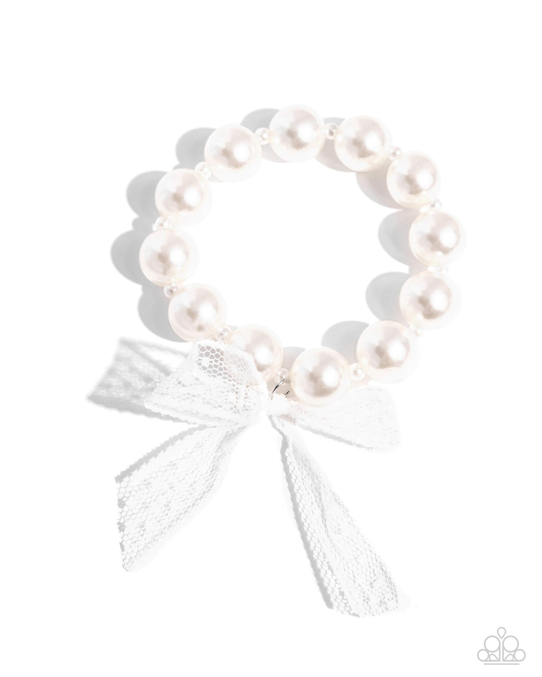 Girly Glam Bracelet - White