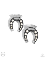 Load image into Gallery viewer, Harmonious Horseshoe Earring - White
