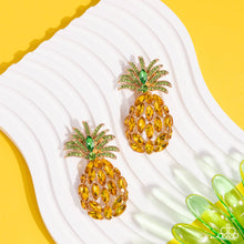 Load image into Gallery viewer, Pineapple Pizzazz Earring - Yellow
