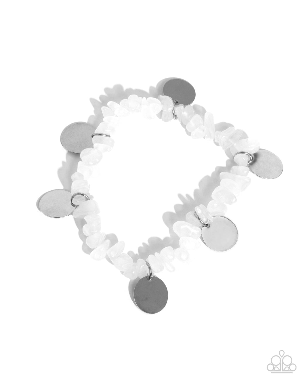 Grounded Grandeur Bracelet - White