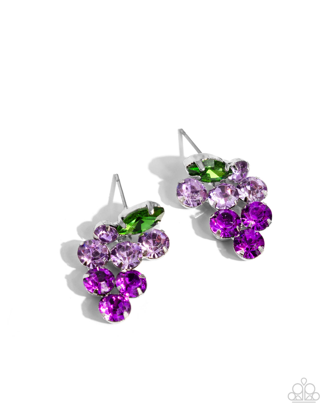 Grapevine Grace Earring - Purple