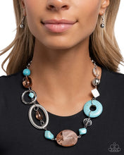 Load image into Gallery viewer, Santa Fe Service Necklace Set - Blue
