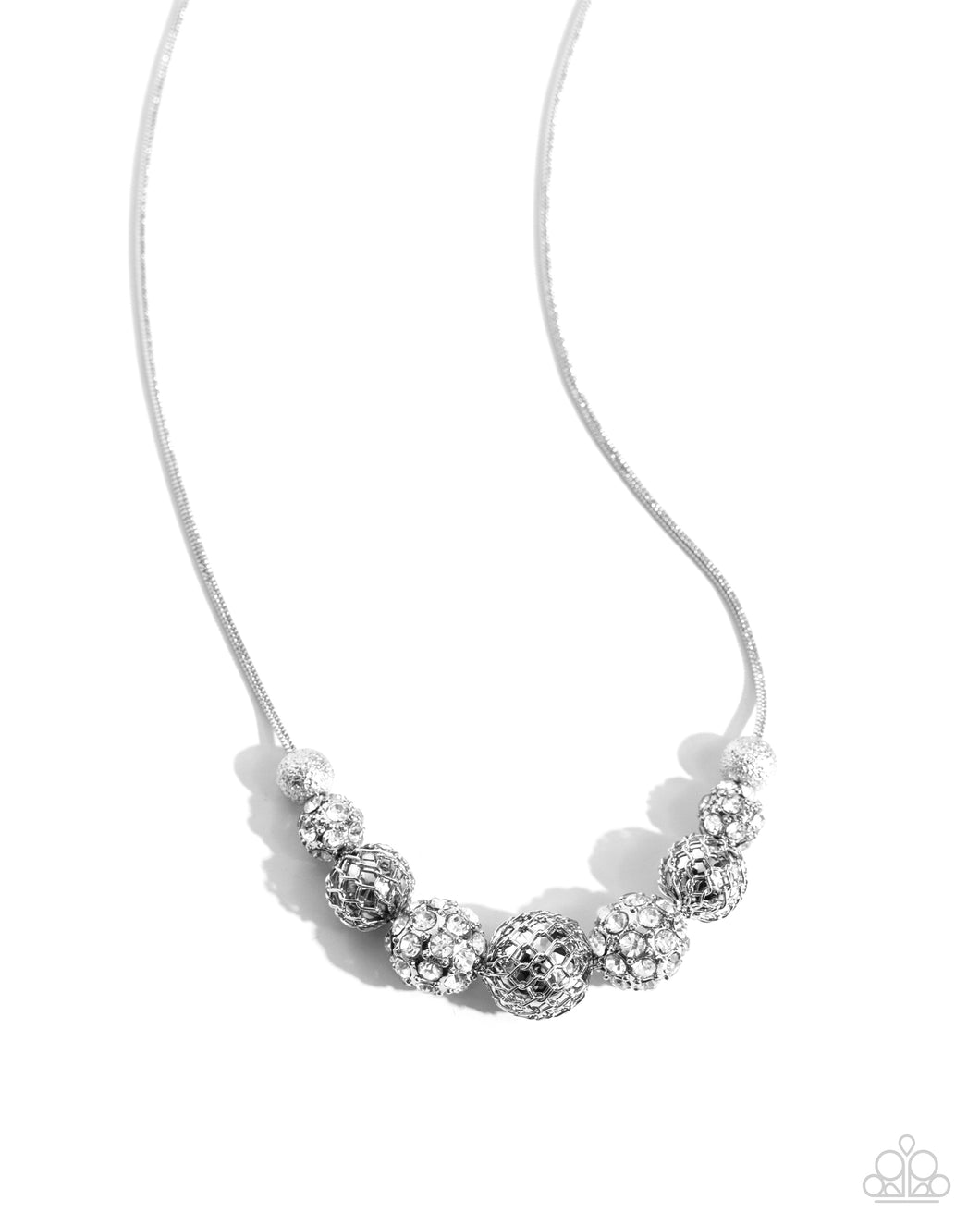 Gilded Gift Necklace Set - White