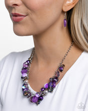 Load image into Gallery viewer, Offbeat Ofrenda Necklace Set - Purple
