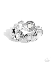 Load image into Gallery viewer, Hammered High Bracelet - White
