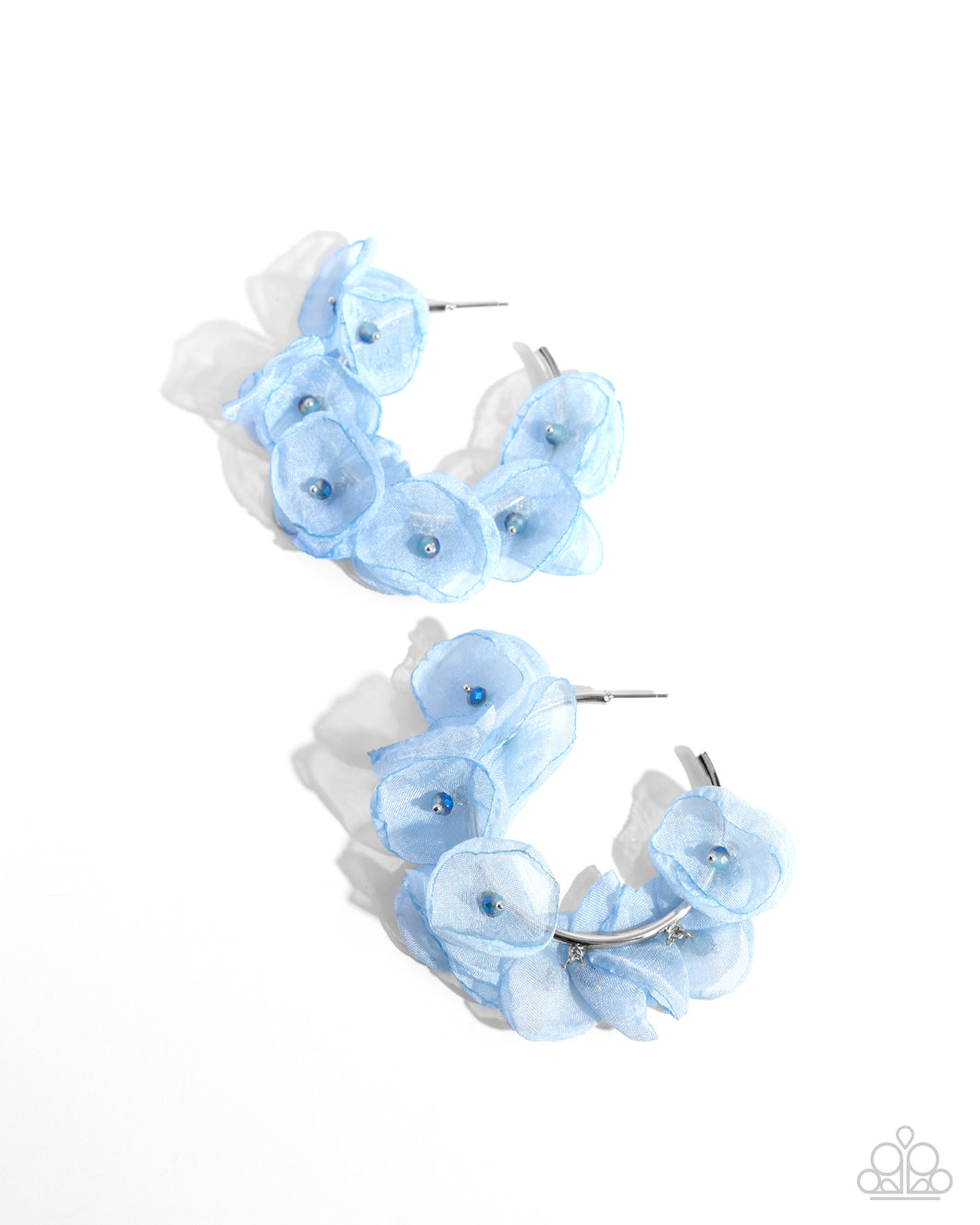 Petaled Pageant Earring - Blue