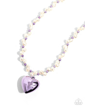 Load image into Gallery viewer, Mermaid Model Necklace Set - Purple
