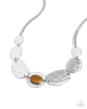 Load image into Gallery viewer, Textured Timbre Necklace Set - Brown
