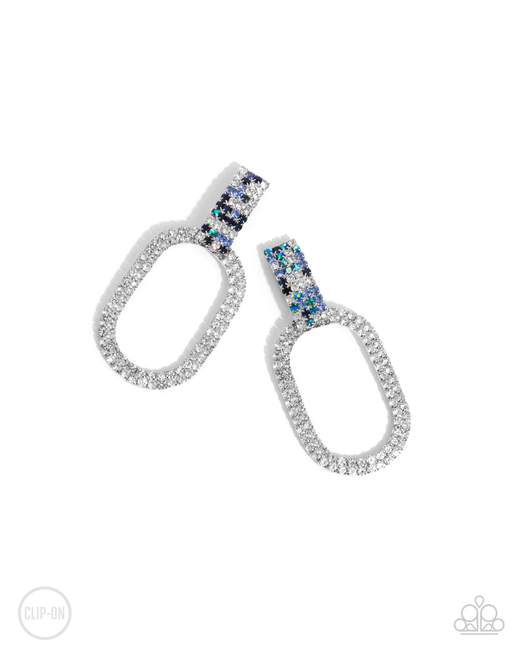 Guarded Glitz Earring - Blue