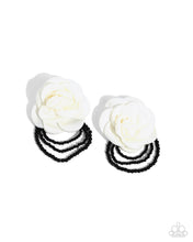 Load image into Gallery viewer, Dramatic Dame Earring - White
