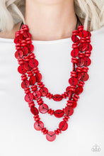 Load image into Gallery viewer, Barbados Bopper Necklace Set - Red
