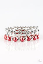 Load image into Gallery viewer, Girly Girl Glamour Bracelet - Red
