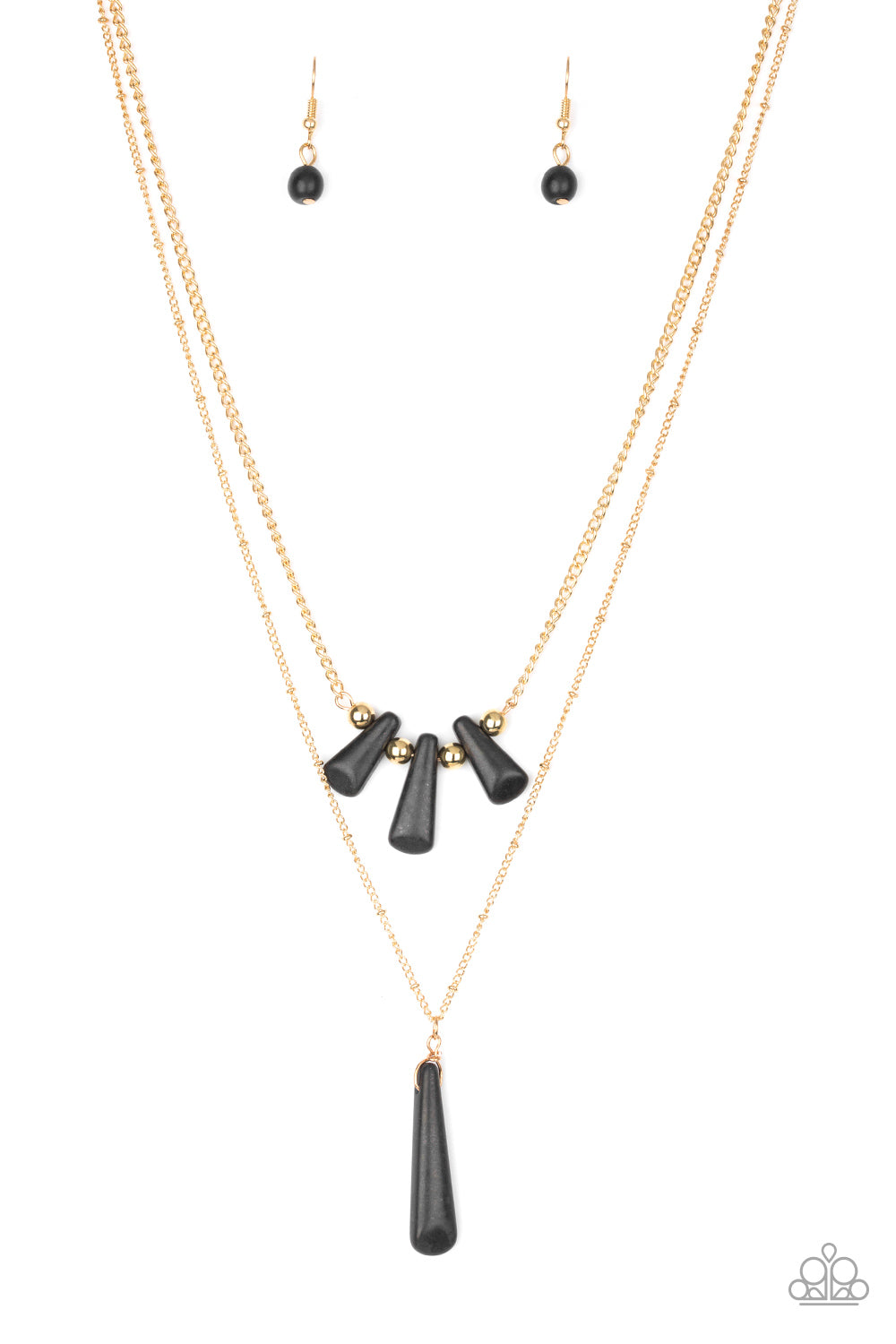 Basic Groundwork Necklace Set - Black