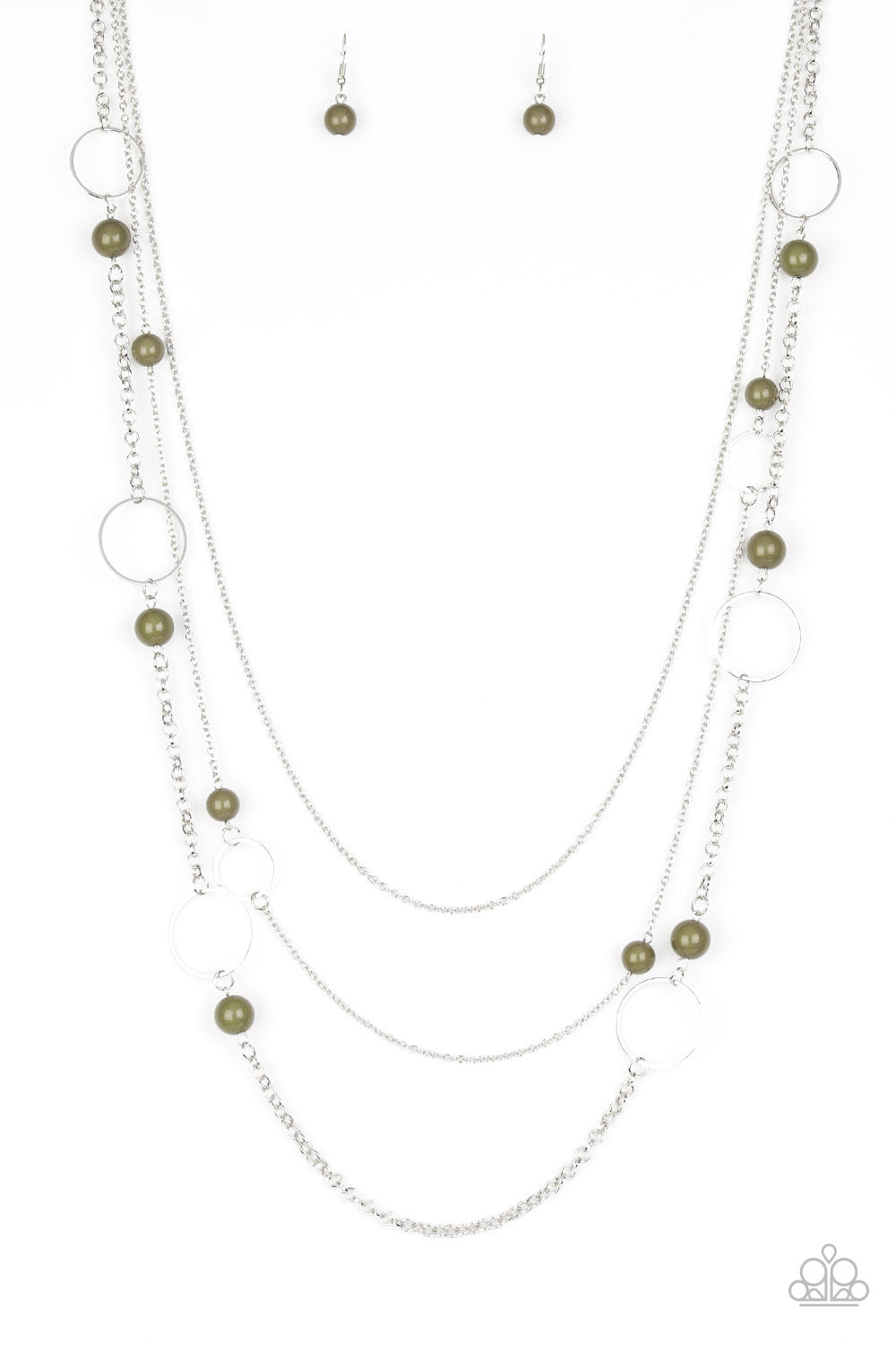 Beachside Babe Necklace Set - Green