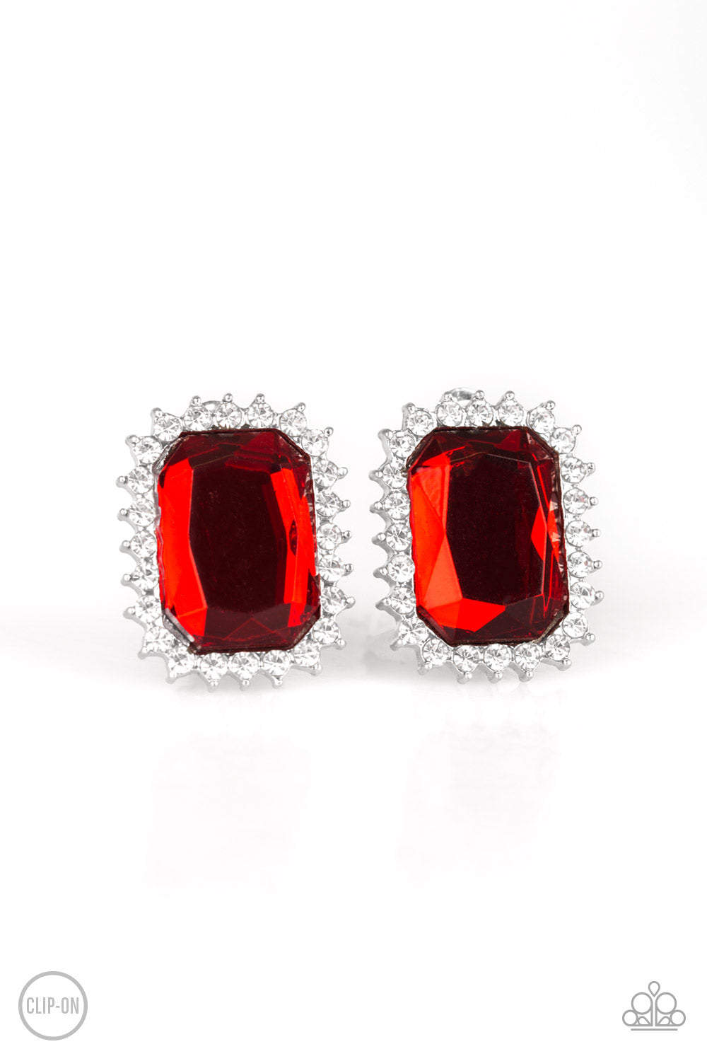 Downtown Dapper Earring - Red