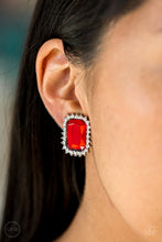 Load image into Gallery viewer, Downtown Dapper Earring - Red
