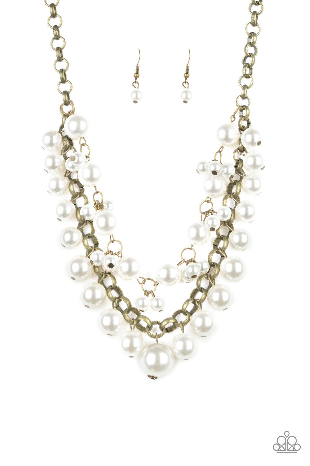 BALLROOM Service Necklace Set - Brass