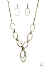 Load image into Gallery viewer, All OVAL Town Necklace Set - Brass
