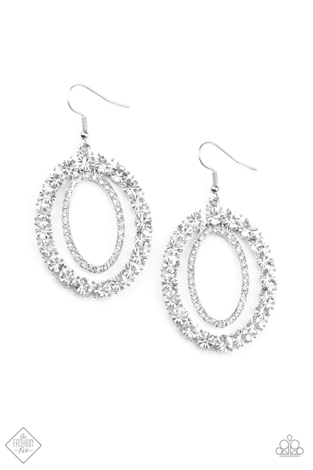 Deluxe Luxury Earring - White