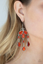 Load image into Gallery viewer, Clear The HEIR Earring - Orange
