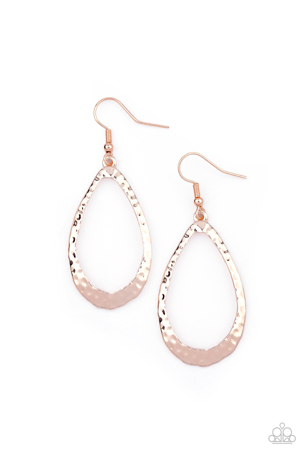 BEVEL-headed Brilliance Earring - Rose Gold