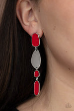 Load image into Gallery viewer, Deco By Design Earring - Red
