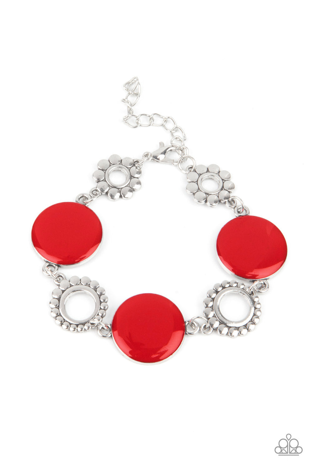 Garden Regalia Bracelet - Red