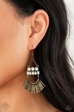 Load image into Gallery viewer, A FLARE For Fierceness Earring - Brass
