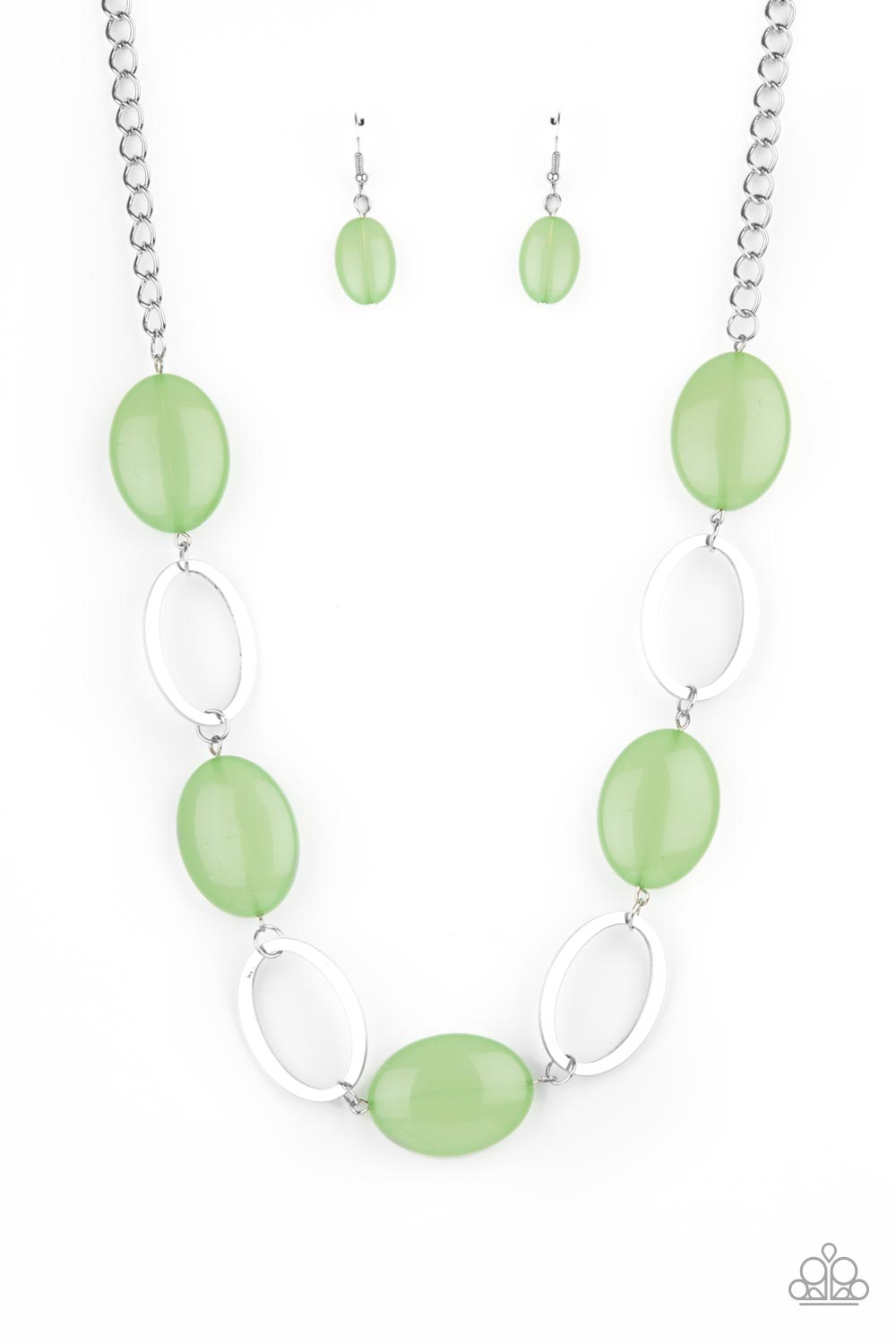 Beachside Boardwalk Necklace Set - Green